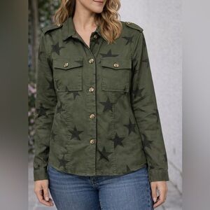 Knox Rose Military Style Top- M